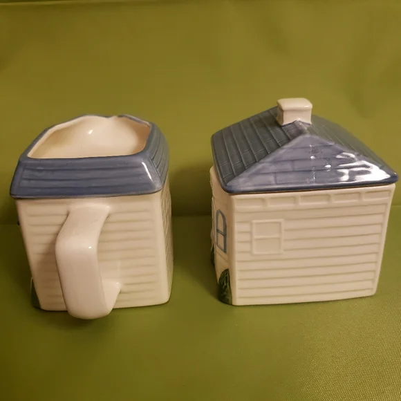 Victorian House Sugar & Creamer Set - Made in Mexico - Picture 6 of 11